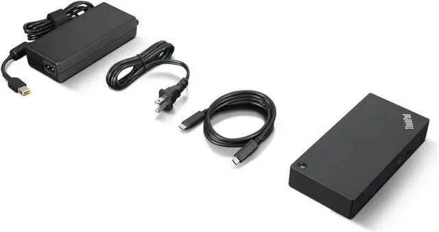 Alt view image 3 of 4 - LENOVO Pro Dock 40Ah Laptop Docking Station for L480 | P52S | T480 | T480S | T490 | T490S | T580 | X280 | T590 | x390 | T14 g1 | T15 g1 with Power Supply 135W L | G (Alu Generation)