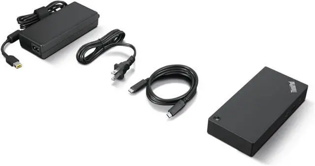 Alt view image 2 of 4 - LENOVO Pro Dock 40Ah Laptop Docking Station for L480 | P52S | T480 | T480S | T490 | T490S | T580 | X280 | T590 | x390 | T14 g1 | T15 g1 with Power Supply 135W L | G (Alu Generation)