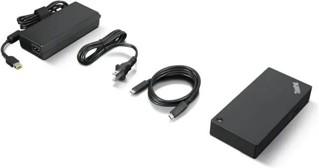 Alt view image 4 of 4 - LENOVO Pro Dock 40Ah Laptop Docking Station for L480 | P52S | T480 | T480S | T490 | T490S | T580 | X280 | T590 | x390 | T14 g1 | T15 g1 with Power Supply 135W L | G (Alu Generation)