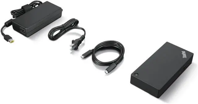 Main image of LENOVO Pro Dock 40Ah Laptop Docking Station for L480 | P52S | T480 | T480S | T490 | T490S | T580 | X280 | T590 | x390 | T14 g1 | T15 g1 with Power Supply 135W L | G (Alu Generation)