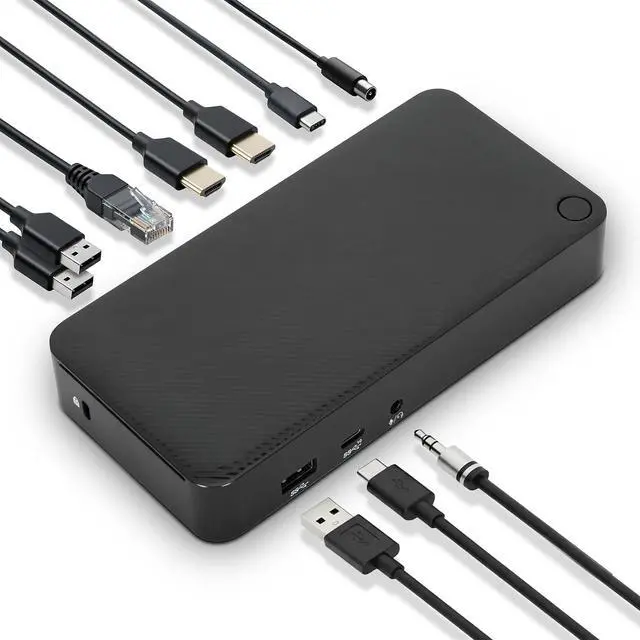 Main image of Targus Universal USB-C Docking Station, Dual DisplayPort 4K, 100W Power Delivery DOCK316USZ