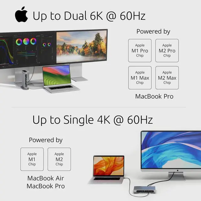 Alt view image 4 of 7 - Kensington AD4010T4 Thunderbolt 4, USB4 Docking Station, Quad 4K Display, Up to 100W Power, 2 x HDMI, 2 x DP, 2.5Gbps Ethernet, SD Card Reader, Compatible with Windows and macOS (K32852EU)