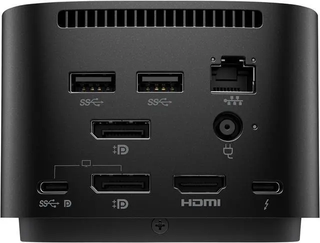 Alt view image 5 of 5 - HP Thunderbolt Dock G4 - Docking Station - 2 x DP, Thunderbolt, USB-C, HDMI - 1GbE, 2.5GbE - 120 Watt - Switzerland - for Elite Mobile Thin Client mt645 G7, Pavilion x360 Laptop, Pro x360, ZBook Fury