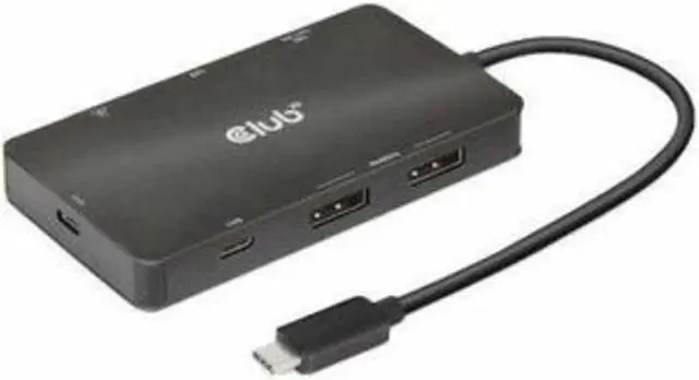 Main image of USB GEN2 Type-C 2X DISPLAYPORT 4K60HZ 7 in 1 Portable Dock 100W