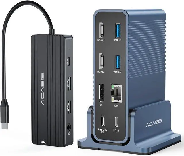 Main image of ACASIS USB C Docking Station Dual Monitors with 15-in-1 Laptop Docking Station Dual Monitor