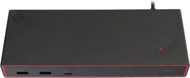 Main image of Lenovo ThinkPad 5000 - Docking Station - USB4 - HDMI, DP, USB-C - 1GbE - 100 Watt - Germany