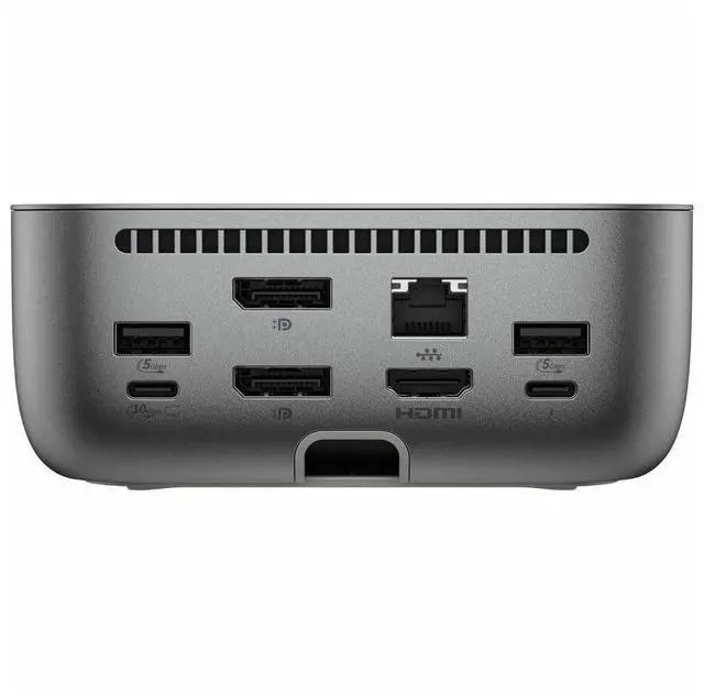Alt view image 6 of 7 - HP Thunderbolt 4 Ultra 280W TAA G6 Dock (AW5N3AA) - for Desktop PC, Notebook - Charging Capability - 330 W - Thunderbolt 4-7 x USB Ports - 5 x USB Type-A Ports - Type-A - 2 -C - -C - 1 RJ-45 - Netwo