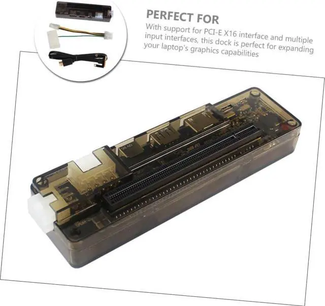 Alt view image 3 of 7 - OSALADI Independent Video Card Dock Graphics Docking Station Easy Setup Portable Solution Random Style