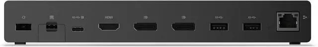 Alt view image 2 of 7 - Lenovo ThinkPad USB4 Dock 5000-100W EU - USB4 Docking Station - Black with Red Profile