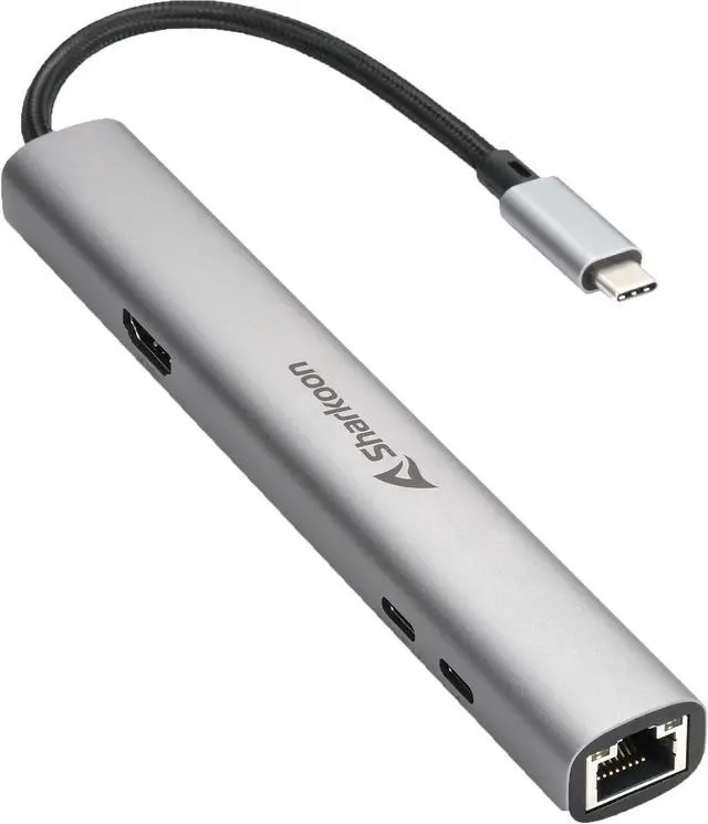 Alt view image 2 of 2 - Sharkoon Docking Station OfficePal Combo Adapter