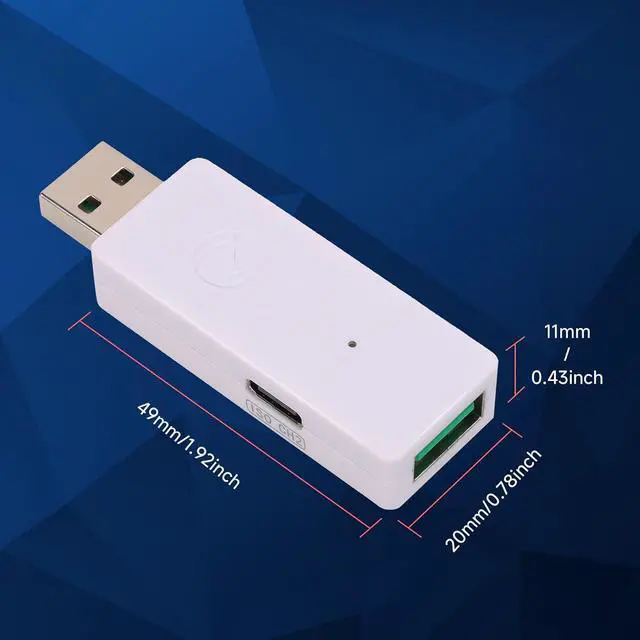 Alt view image 7 of 7 - USB Isolator USB Ground Loop Isolator Supports USB 2.0 480Mbps High Speed Isolation and 1.5MbpsFull Speed 12Mbps Isolation Optocoupler photoelectric Protection Module with Three interfaces