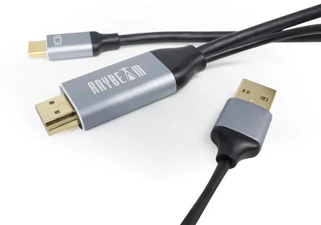 Main image of HDMI to USB C Adapter Cable 4K60Hz 6.6FT, HDMI Source Input to USB C Output Display, Compatible with Lightning AV Adapter, Switch Dock, PS5, Xbox to USB C Display or Xreal, Nreal Air