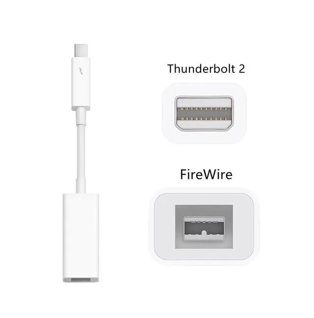 Alt view image 6 of 6 - Thunderbolt 2 to FireWire 800 Adapter to Fire 1394B Compatible for Mac Computers Equipped with Ports Transfer Line External Conversion Cable