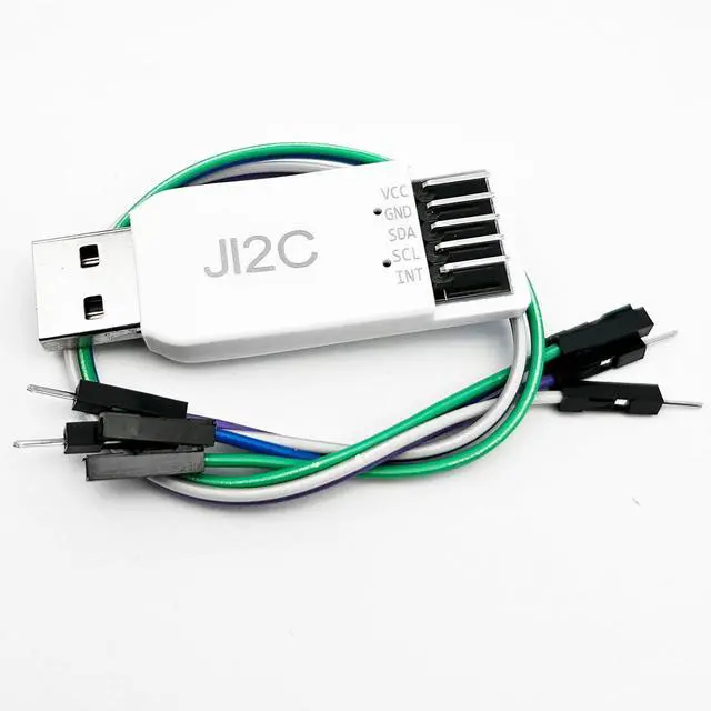Main image of JI2C USB to I2C Adapter & EEPROM Debugger | Multi-Device Support, Real-Time Curve Plotting, Fast Read/Write for I2C Registers - Windows Compatible