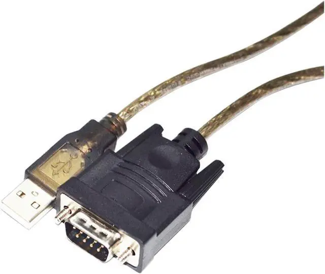Alt view image 5 of 5 - CH340 CHIP USB to RS232C D-SUB 9 PIN DB9 Male Adapter Converter Serial Communication Cable Support WIN7/8/10/CE/MAC/VISTA/LINUX(0.6m,Gray)