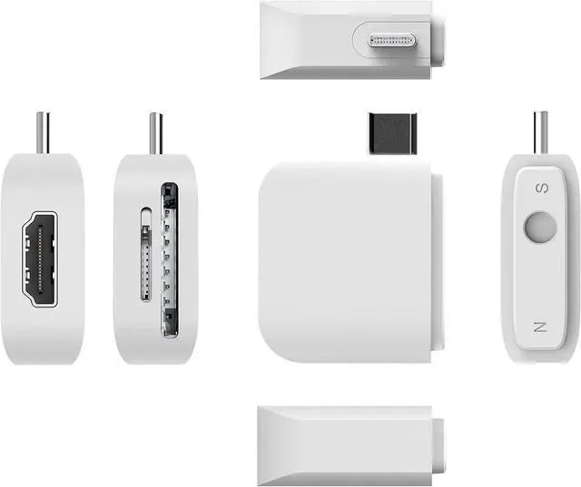 Alt view image 7 of 7 - J5Create ULTRADRIVE Kit USB-C Dual-Display 8-in-1 Modular Dock - 2 Detachable Modules - Perfect for MacBook/MacBook Air/MacBook Pro