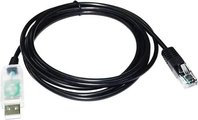 Alt view image 2 of 4 - F/;TD/;1 FT232RL CHIP USB to RJ45 RS485 Converter Serial Host Communication Cable Fit Compatible D-Y-E Sun Hybrid Solar MPPT Inverter BMS to PC(3.0M,Transparent USB Case)