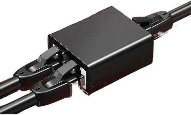 Alt view image 3 of 3 - RJ45 Splitter 1 to 2 Ethernet Adapter Internet Network Cable Extender RJ45 Connector Coupler(6Pcs)