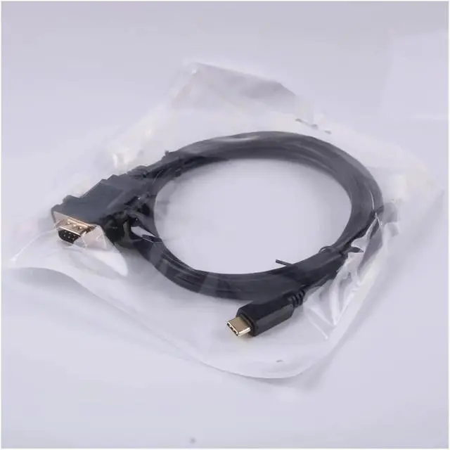 Alt view image 7 of 7 - USB C TYPE to DB9 RS232 Serial Adapter Converter Cable 6ft Support