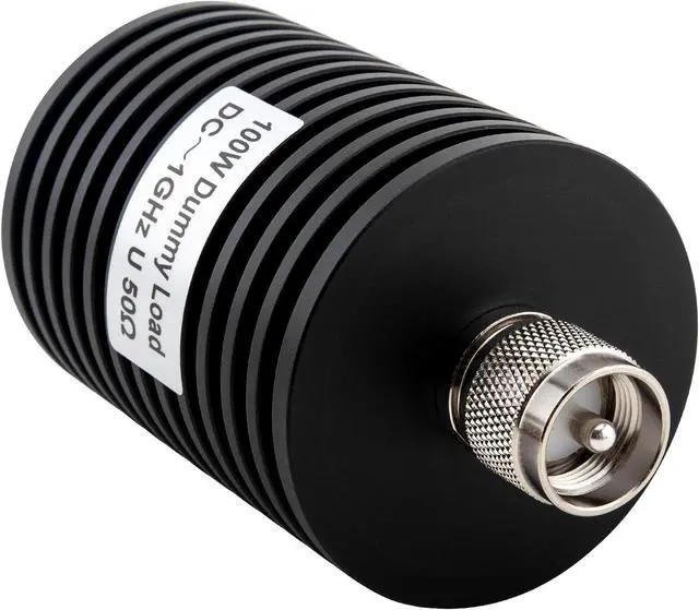 Main image of 100W 50 Ohm Dummy Load PL259, DC-1GHz, UHF Male Connector RF Termination Load for Broadcast/Industrial/Military