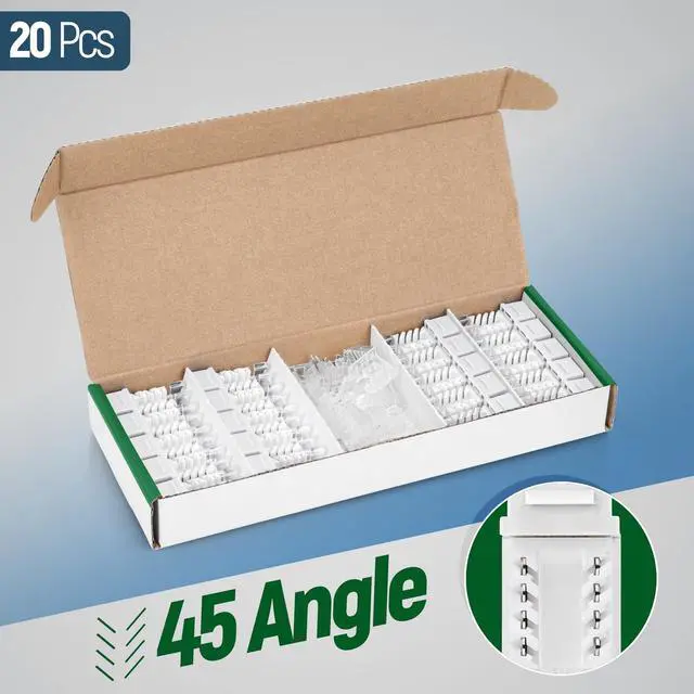 Alt view image 6 of 7 - Everest Media Solutions Bundle 2 Items: 45Term - Speed Termination Tool + 20 Pack of RJ45 CAT6A UTP Keystone Jacks - White