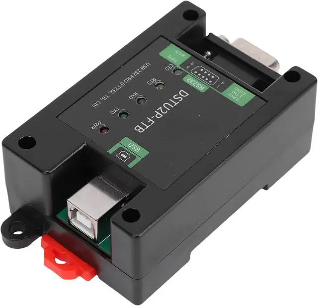Alt view image 5 of 7 - USB B to Isolated Converter Adapter, FT232 USB Serial Chip Serial Converter Module, with Rail DB9 Male