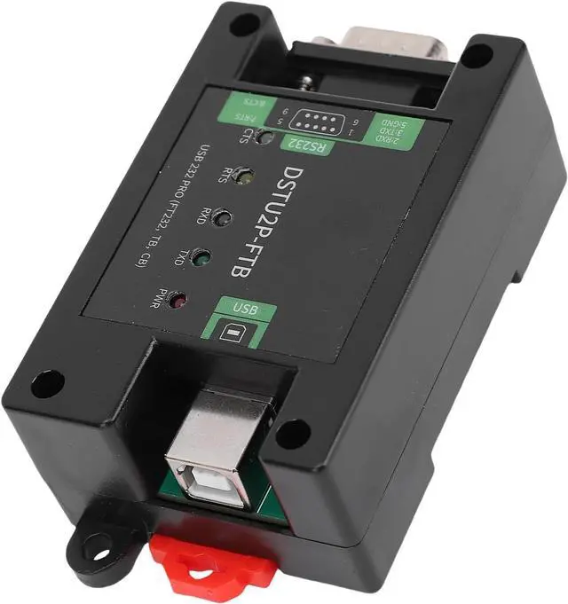 Alt view image 7 of 7 - USB B to Isolated Converter Adapter, FT232 USB Serial Chip Serial Converter Module, with Rail DB9 Male