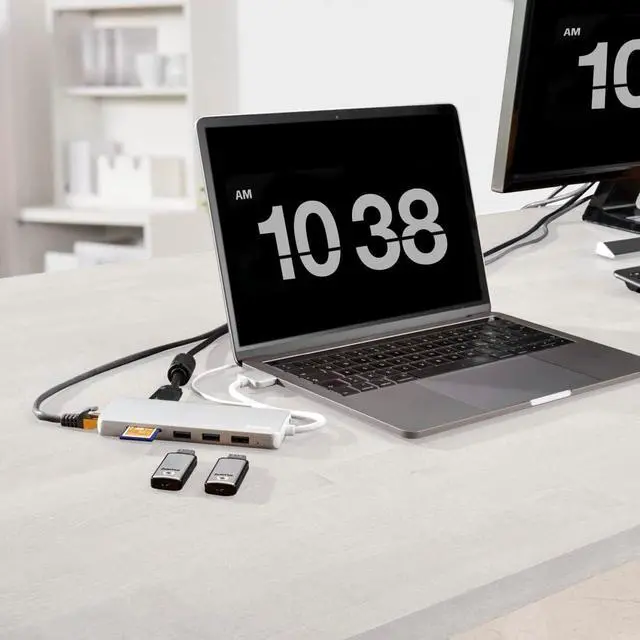 Alt view image 7 of 7 - Hama USB-C Docking Station Connect2Mac (00200133)