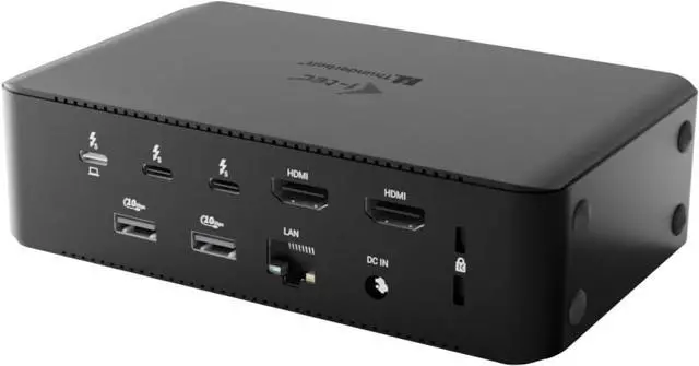 Alt view image 2 of 7 - i-tec Thunderbolt 5 Quattro Display Laptop Docking Station - 2 x Thunderbolt 5 Ports, 2 x HDMI 2.0, 5 x USB, 2.5 GLAN