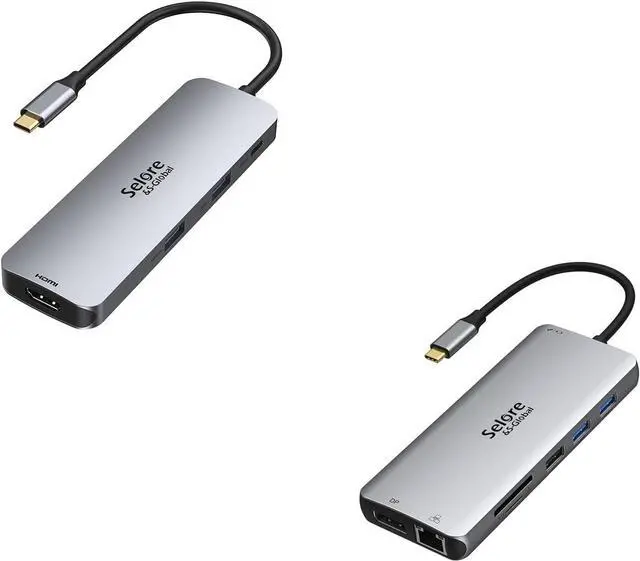 Main image of 12 in 1 Dual HDMI Docking Station with DP and 8 in 1 Dual HDMI Docking Station