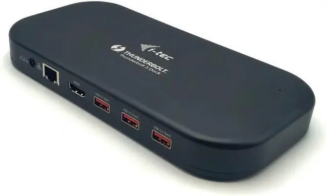 Main image of i-tec Thunderbolt 3 USB-C Docking Station 2x4K with Power Supply - 1x Thunderbolt 3, 1x HDMI, 2X USB-A 3.2 Gen1, 3X USB-A 3.2 Gen2, 1x GLAN, 1x SD, 1x MicroSD, Audio/Mic