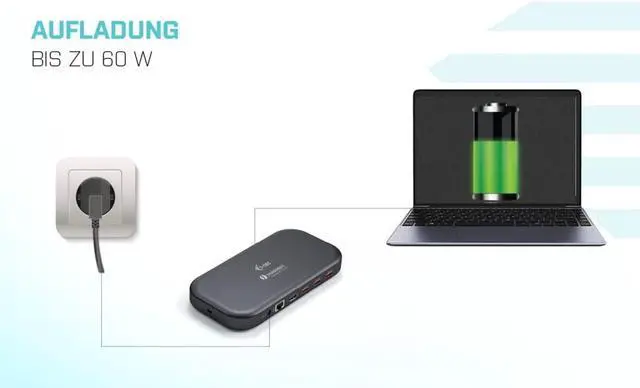 Alt view image 7 of 7 - i-tec Thunderbolt 3 USB-C Docking Station 2x4K with Power Supply - 1x Thunderbolt 3, 1x HDMI, 2X USB-A 3.2 Gen1, 3X USB-A 3.2 Gen2, 1x GLAN, 1x SD, 1x MicroSD, Audio/Mic