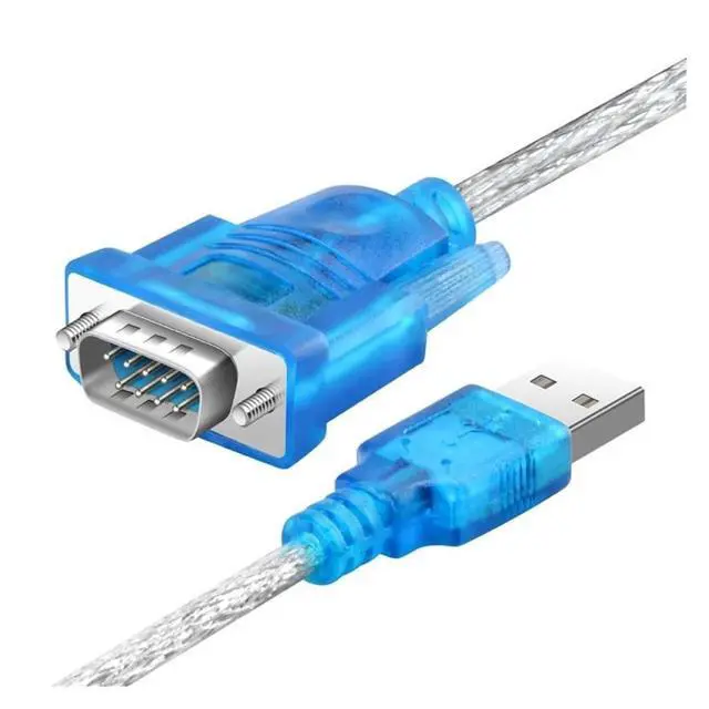 Alt view image 2 of 7 - USB 2.0 to RS232 DB9 9Pin Male Female Serial Converter Adapter Cable COM Port Cord for 10/7/8/98/2000 PC Computer(1.8m,USB to RS232 Male)