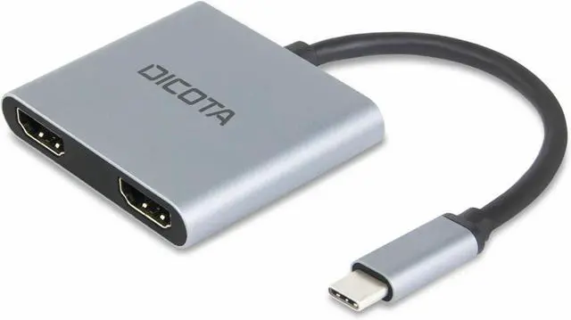 Alt view image 4 of 6 - Dicota USB C 100W Multi Display Docking Station - Grey