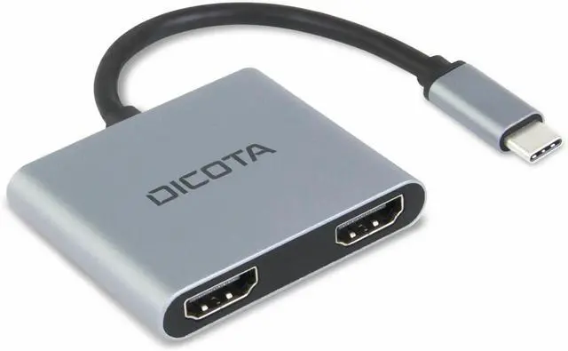 Alt view image 2 of 6 - Dicota USB C 100W Multi Display Docking Station - Grey