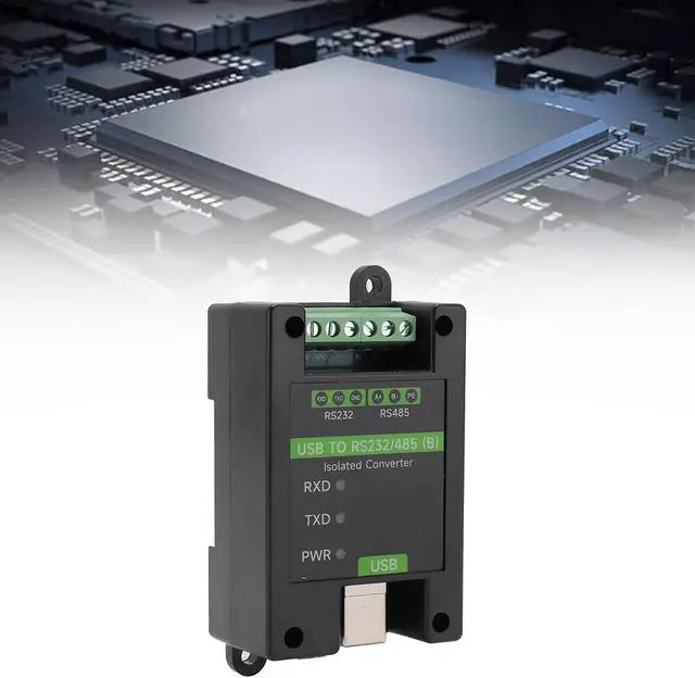Alt view image 2 of 7 - USB to RS232 RS485 Converter, FT232RNL Chip Industrial Grade Isolated USB Converter with 3 LED Indicator, Support Multi Communication Interface Conversion & Multi System, Ideal