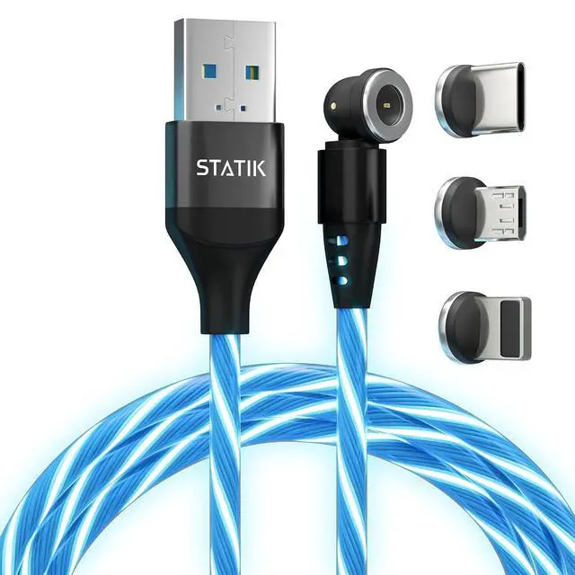 Alt view image 2 of 7 - Statik 360 Globright Charging Cable (6ft) & GaN Charger (45W)