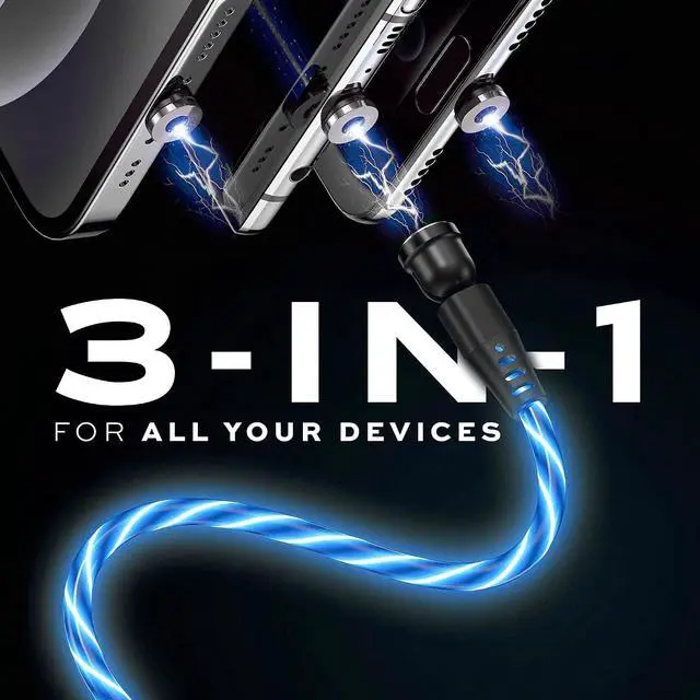 Alt view image 6 of 7 - Statik 360 Globright Charging Cable (6ft) & GaN Charger (45W)