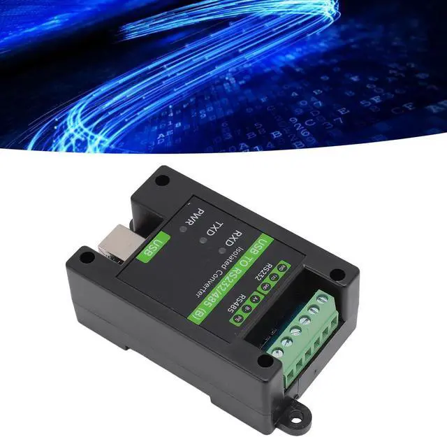 Alt view image 3 of 7 - USB to RS232 RS485 Converter, FT232RNL Chip Industrial Grade Isolated USB Converter with 3 LED Indicator, Support Multi Communication Interface Conversion & Multi System, Ideal