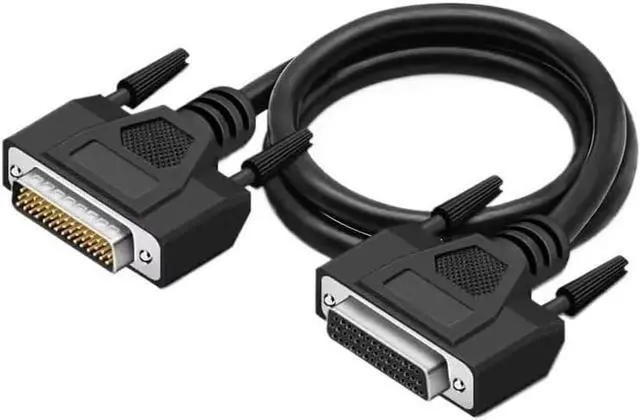Alt view image 2 of 6 - Pure Copper DB44 Data Cord Male to Male to Female 3 Row of 44Pin Cable Industrial Grade CNC Programmer Signal Wire(M to F,300CM)
