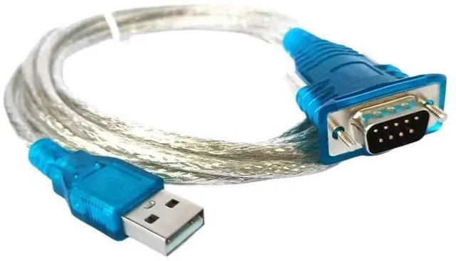 Main image of USB RS232 Serial Interface Cable Chip RS-232 to USB Serial Converter Cable(180cm)
