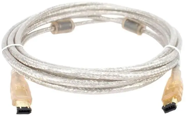 Alt view image 5 of 5 - IEEE 1394 Cable 1394a 6pin Male to 6 pin Male 6-6 pin Firewire DV Connection Cable(180cm)