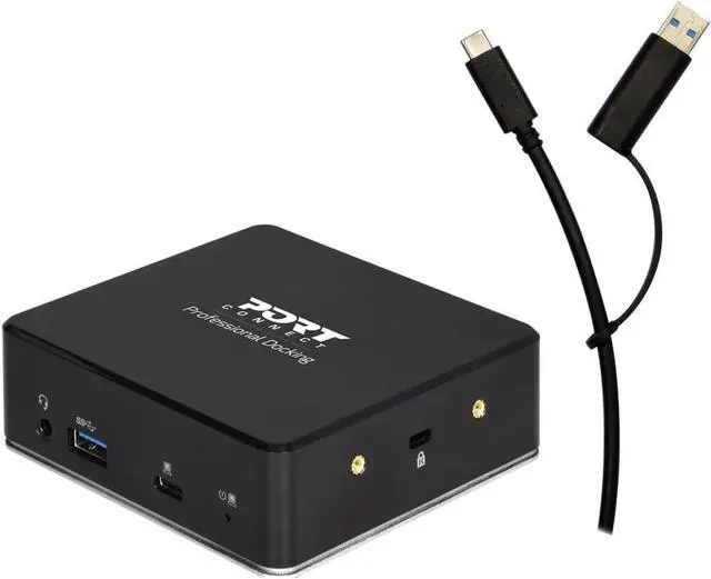 Main image of Port Connect USB-A and USB-C Docking Station 2 x 2K 7 HDMI Devices 85W