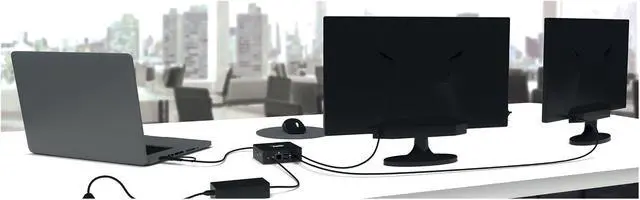 Alt view image 5 of 7 - Port Connect USB-A and USB-C Docking Station 2 x 2K 7 HDMI Devices 85W