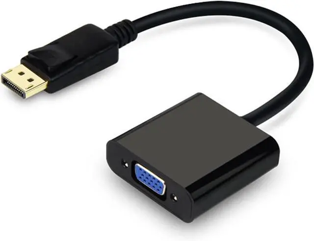 Main image of DisplayPort Male to VGA HD 15 Female DAC Adapter Converter- DP to Interface Monitor TV HDTV - Analog 1920 x 1200/1080p