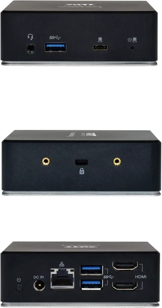 Alt view image 3 of 7 - Port Connect USB-A and USB-C Docking Station 2 x 2K 7 HDMI Devices 85W