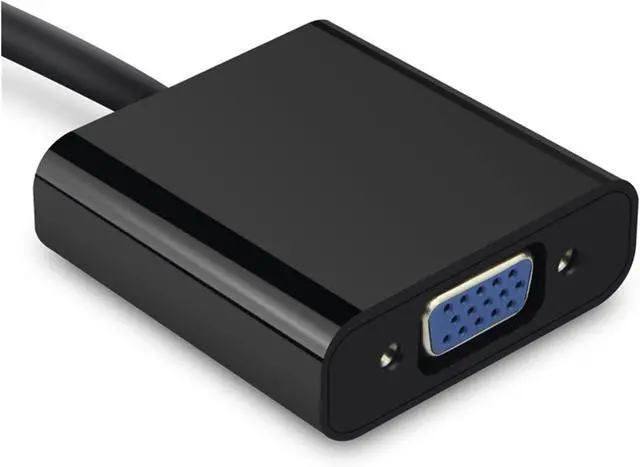 Alt view image 2 of 3 - DisplayPort Male to VGA HD 15 Female DAC Adapter Converter- DP to Interface Monitor TV HDTV - Analog 1920 x 1200/1080p