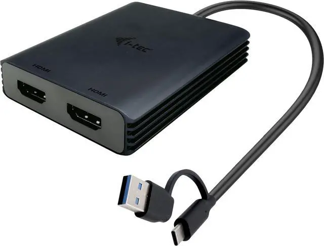 Main image of i-tec USB-A/USB-C Dual 4K HDMI Video Ada