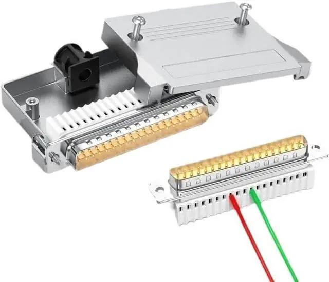 Main image of DB37 Solder-Free Connector Small Volume 37Pin Wiring Terminal Joint Adapter DB 37 Pin Male Female Connectors(Male-Punch Pin-S)