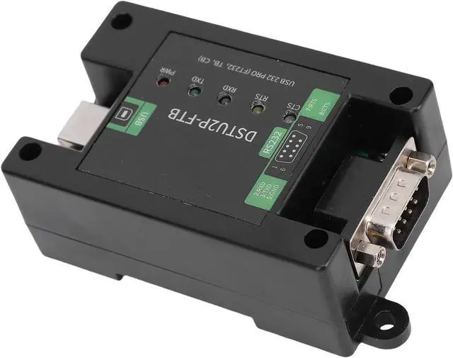 Alt view image 5 of 7 - Yunseity USB to RS232 PRO Serial Converter Module with Power Isolation, Integrated Serial Adapter Module with Rail DB9 Male USB B Connector, RS232 to Converter